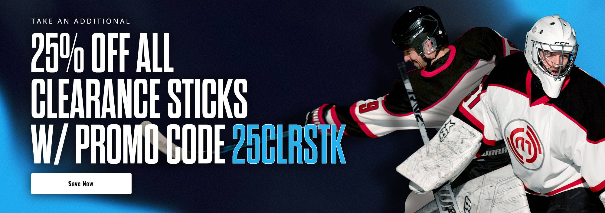 Take an additional 25% off all clearance sticks with promo code 25CLRSTK