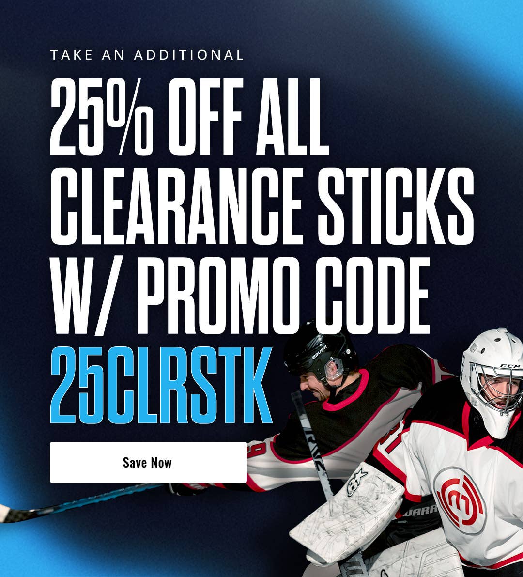 Take an additional 25% off all clearance sticks with promo code 25CLRSTK