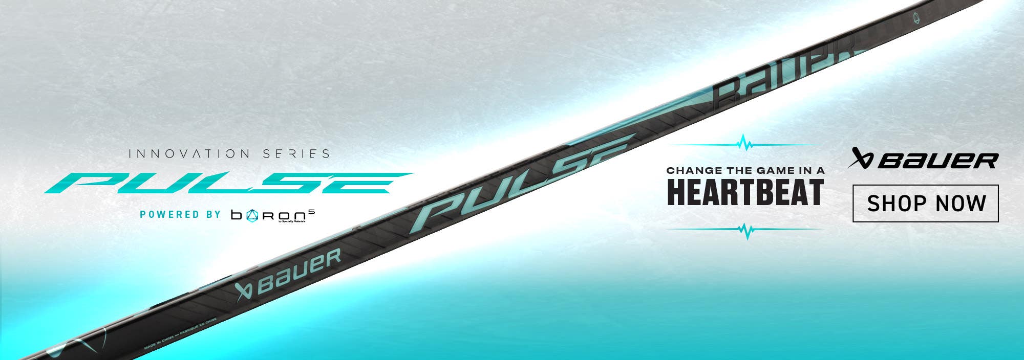 Bauer Innovation Series Pulse powered by boron. Change the game in a heartbeat.