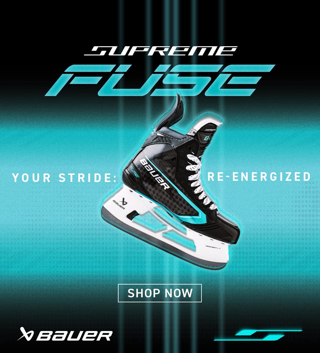 Bauer Supreme Fuse Hockey Skates. Your stride: re-energized.