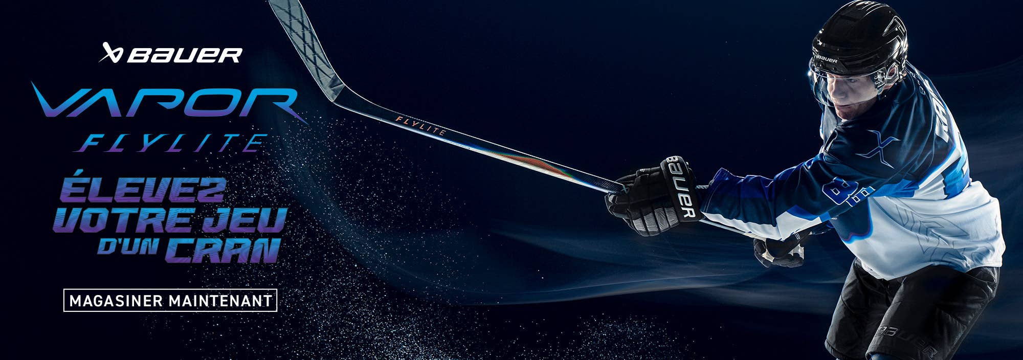 Bâtons de hockey Bauer Vapor Flylite : Élevez votre jeu d'un cran