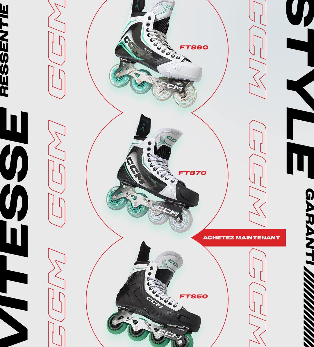 Patins à roulettes CCM Jetspeed. Vitesse ressentie. Style garanti.