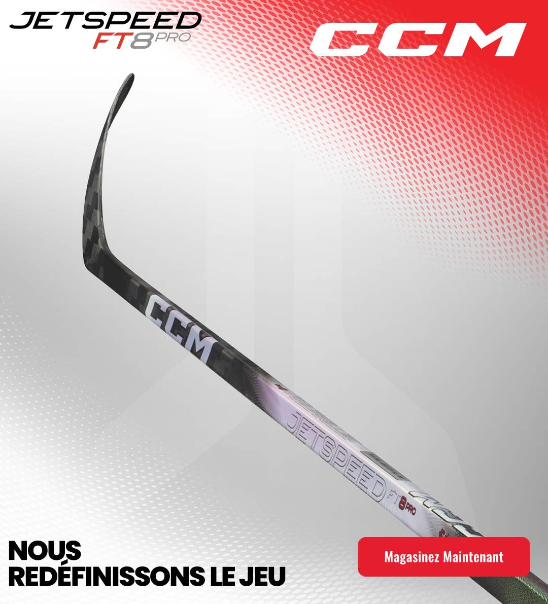 Bâtons de hockey CCM JetSpeed FT8