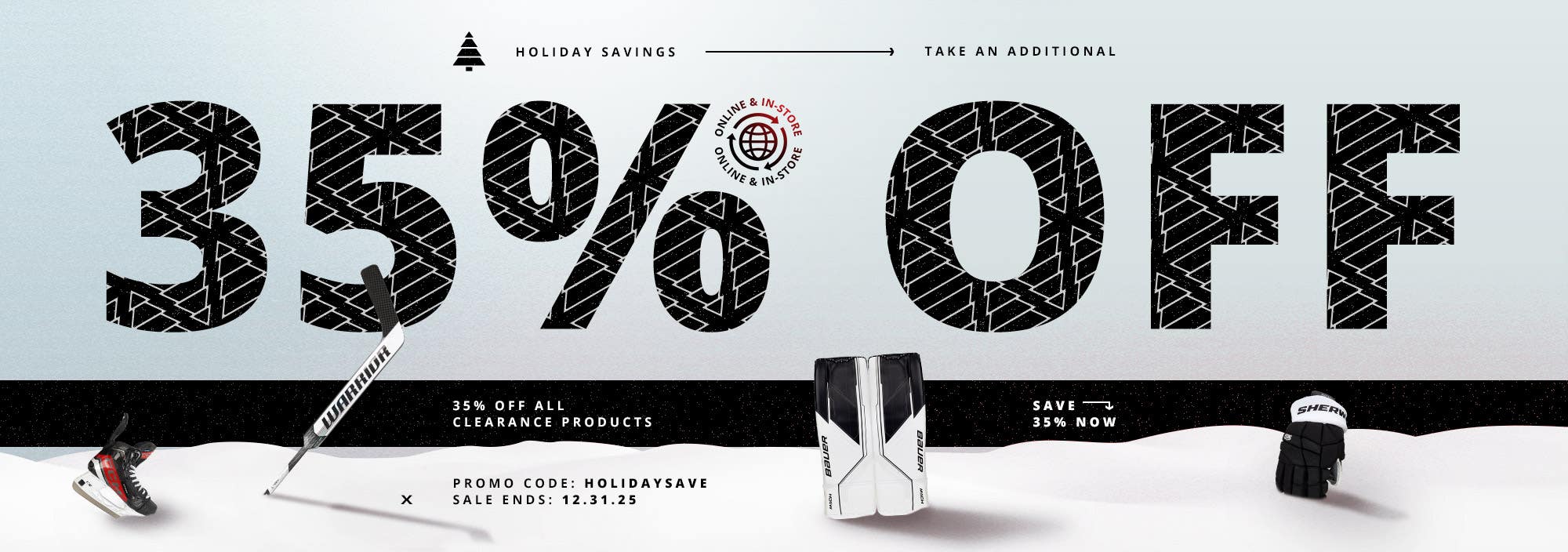 Holiday Savings: Take an additional 35% off all clearance products with promo code HOLIDAYSAVE. Sale ends 12/31/25.