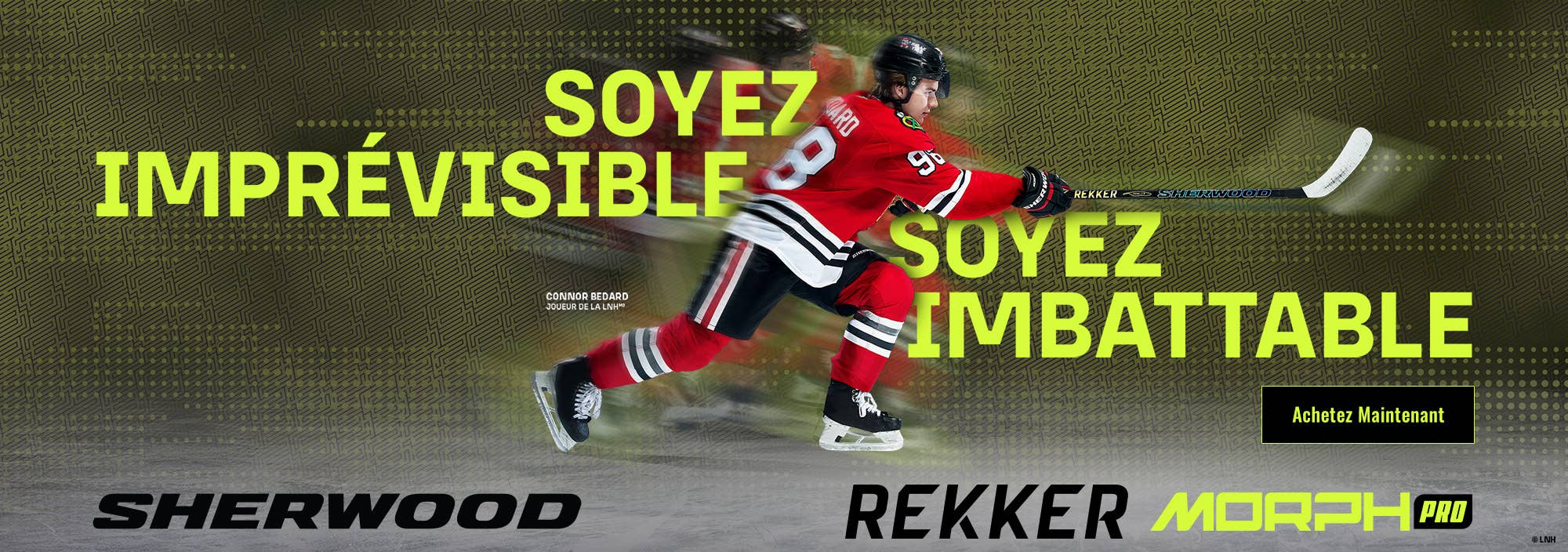 Équipement de hockey Sherwood Rekker Morph : Soyez imprévisible, soyez imbattable