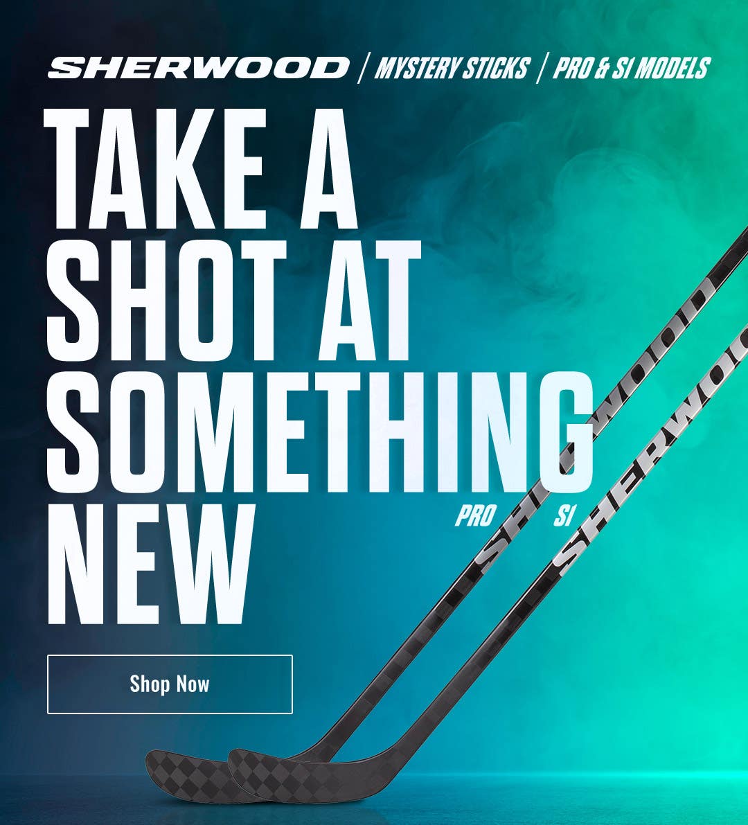 Sherwood Mystery Hockey Sticks. Take a shot at something new.