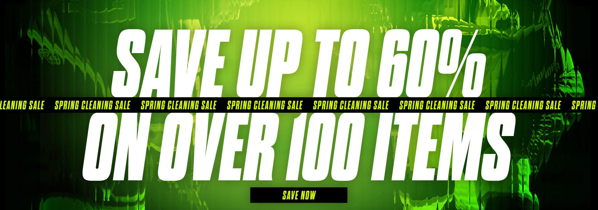 Spring Cleaning Sale. Save up to 60% on over 100 items.