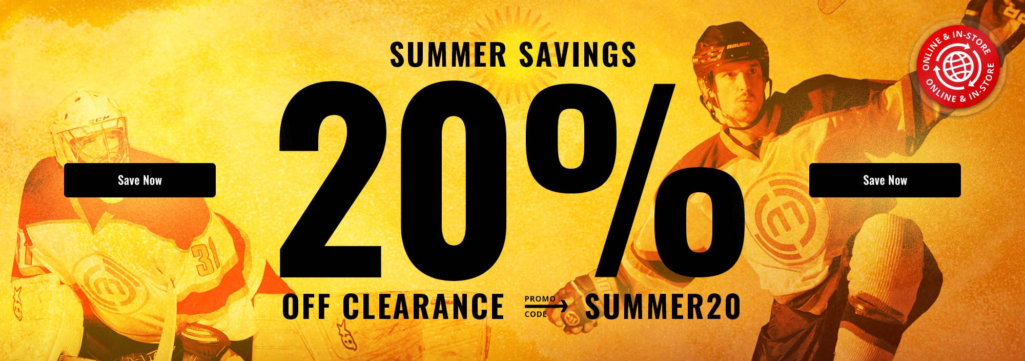 Summer Savings: 20% off clearance