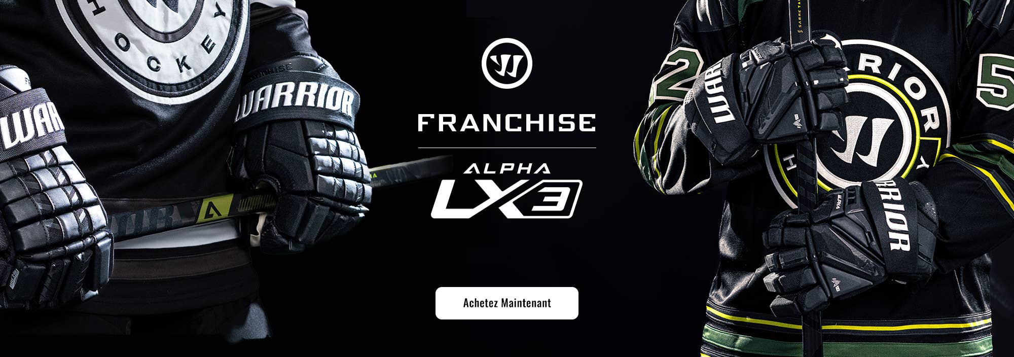 Gants de hockey Warrior Franchise et Alpha LX3