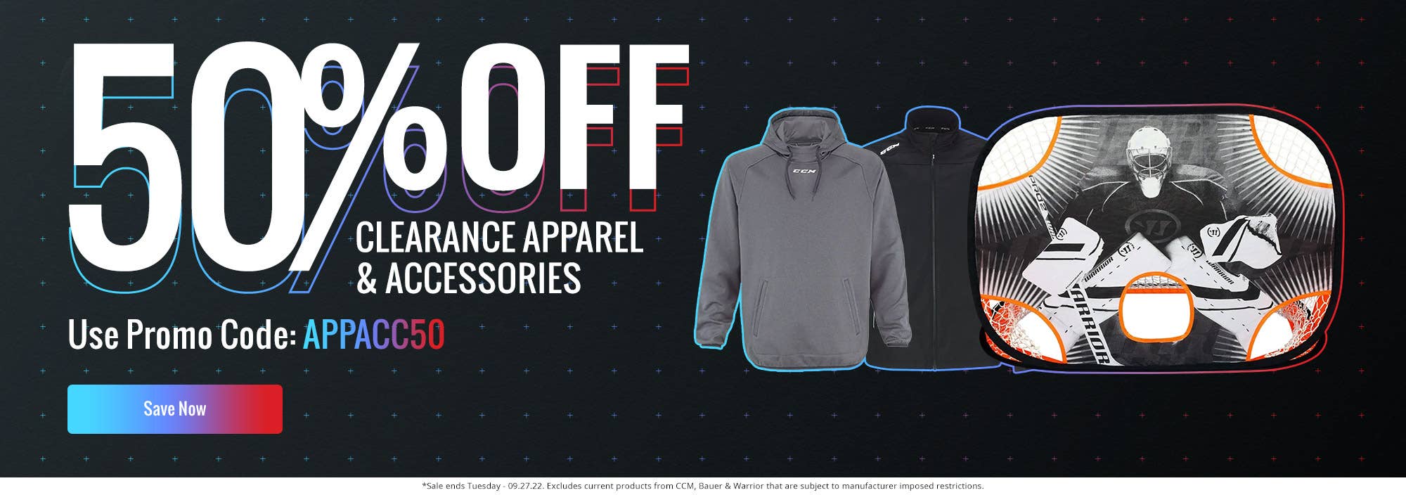 Apparel & Accessories Sale: Save An Extra 50%