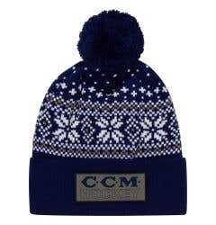 CCM Holiday Pom Knit Adult Beanie
