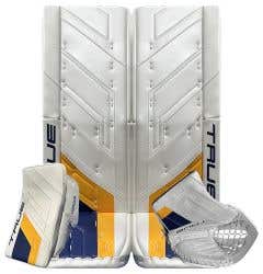 True HZRDS PX4 w/ 600 Glove Pro Stock Comrie Buffalo Senior Goalie Equipment Combo (33+3)