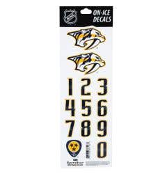 SportStar NHL All In One Helmet Decals Nashville Predators