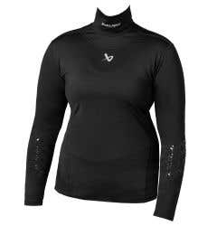 Bauer Women's Long Sleeve Base Layer Shirt w/ Cut Resistant Neck Guard
