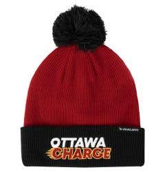 Bauer PWHL Montreal Victoire Adult Knit Cuff Beanie w/ Pom