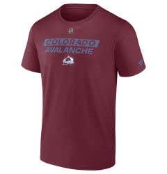 Colorado Avalanche Fanatics Authentic Pro Adult Short Sleeve T-Shirt