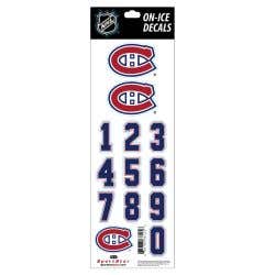 SportStar NHL All In One Helmet Decals Montreal Canadiens