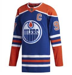 Edmonton Oilers McDavid Adidas Authentic Pro NHL Hockey Jersey