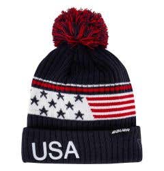 Bauer New Era USA Pom Knit Beanie