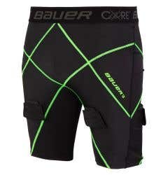 Bauer Core 1.0 Senior Compression Jock Shorts w/Cup