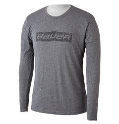 Bauer Blocks of Ice Senior Long Sleeve Tee Shirt