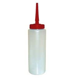 Blue Sports Tall Boy Watter Bottle w/ Red Cap