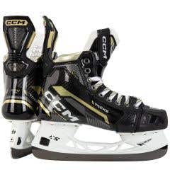 CCM Tacks AS-V Pro Intermediate Ice Hockey Skates With Step Blacksteel Runner
