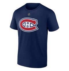 Montreal Canadiens Fanatics Authentic Stack Name & Number Short Sleeve T-Shirt