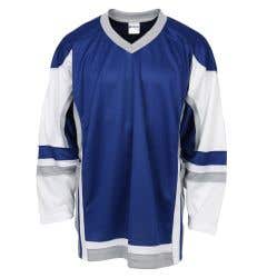 Stadium Adult Hockey Jersey - Royal/White/Gray