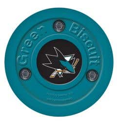 San Jose Sharks Green Biscuit Training Puck