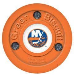New York Islanders Green Biscuit Training Puck