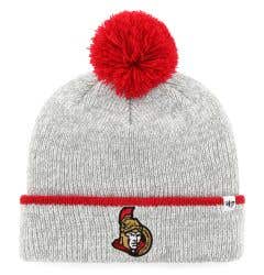 Ottawa Senators Old Time Hockey Fairbanks Knit Pom Beanie