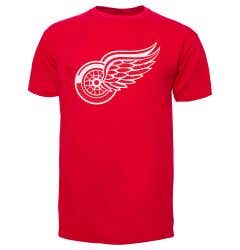 Detroit Red Wings Old Time Hockey NHL Fan Men's Short Sleeve Shirt