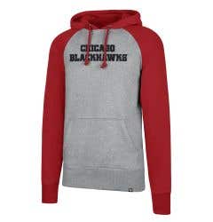 Chicago Blackhawks Old Time Hockey Raglan Sport Men's Pullover Hoody