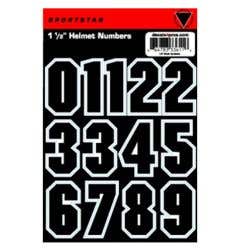 SportStar 1.5in. Helmet Number Kit