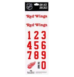 SportStar NHL All In One Helmet Decals Detroit Red Wings