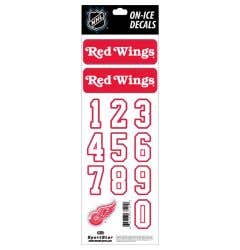 SportStar NHL All In One Helmet Decals Detroit Red Wings Dark