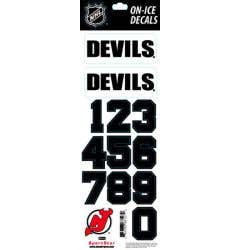 SportStar NHL All In One Helmet Decals New Jersey Devils