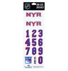 SportStar NHL All In One Helmet Decals New York Rangers