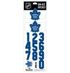 SportStar NHL All In One Helmet Decals Toronto Maple Leafs Dark - '13 Model