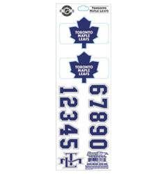 SportStar NHL All In One Helmet Decals Toronto Maple Leafs