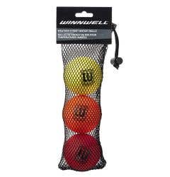 Winnwell 65mm Weather Street Hockey Ball - 3 Pack