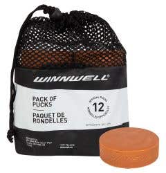 Winnwell Weighted Training Puck - 12 Pack
