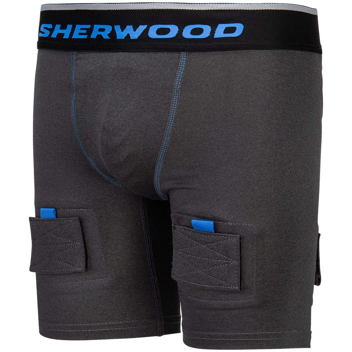 Sherwood Hat Trick Compression Junior Jock Shorts w/ Cup