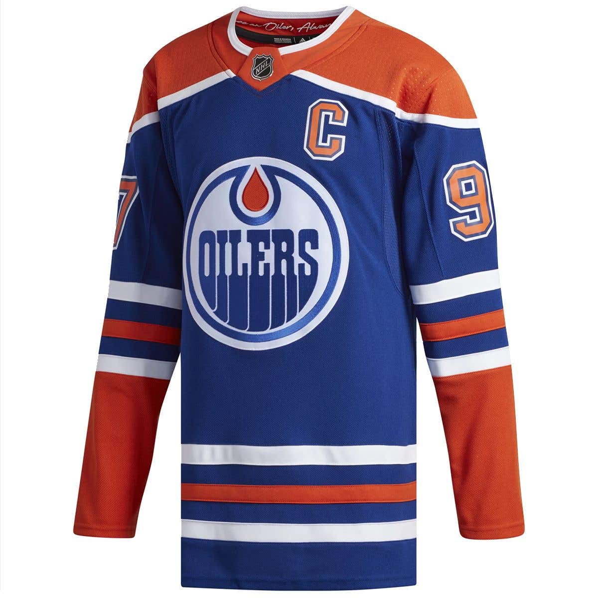 Edmonton Oilers McDavid Adidas Authentic Pro NHL Hockey Jersey