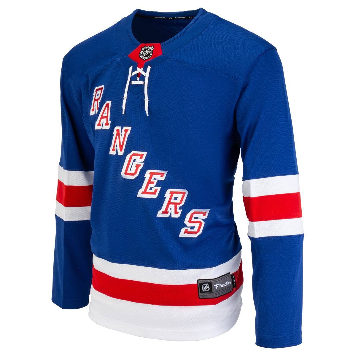 New York Rangers Fanatics Premier Breakaway Blank Adult Hockey
