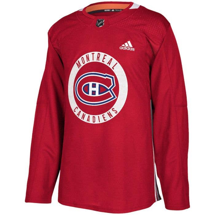 registreren voldoende Aarzelen Montreal Canadiens Adidas Authentic Practice Hockey Jersey