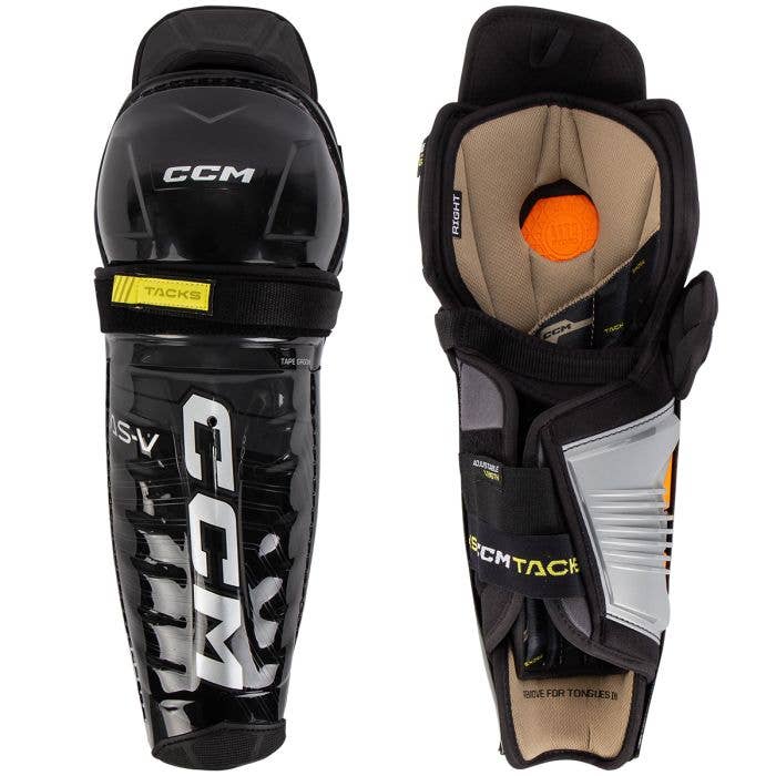 CCM Tacks ASV Senior Hockey Shin Guards
