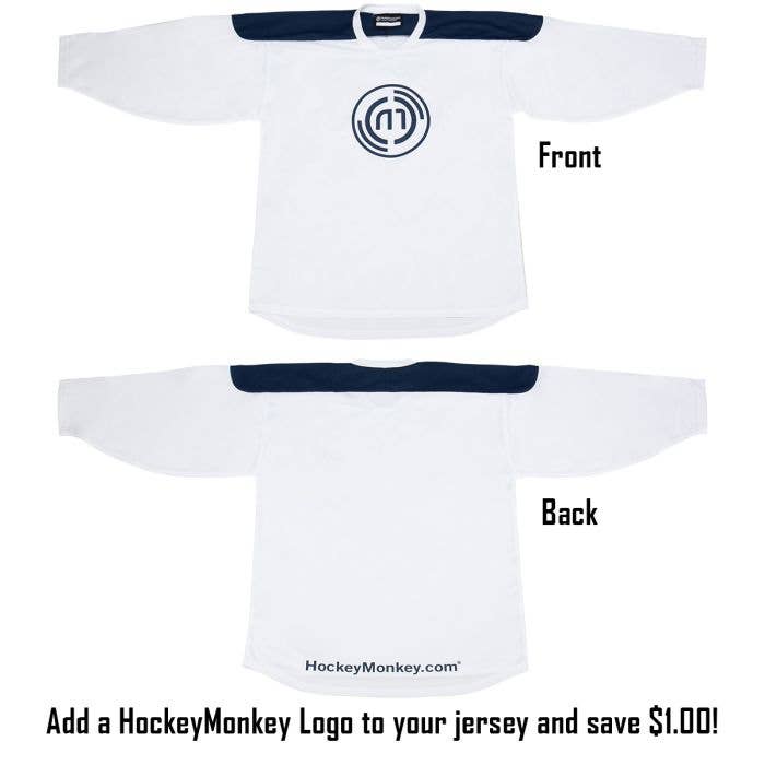 Stadium Adult Hockey Jersey in Orange Black Grey Size Medium