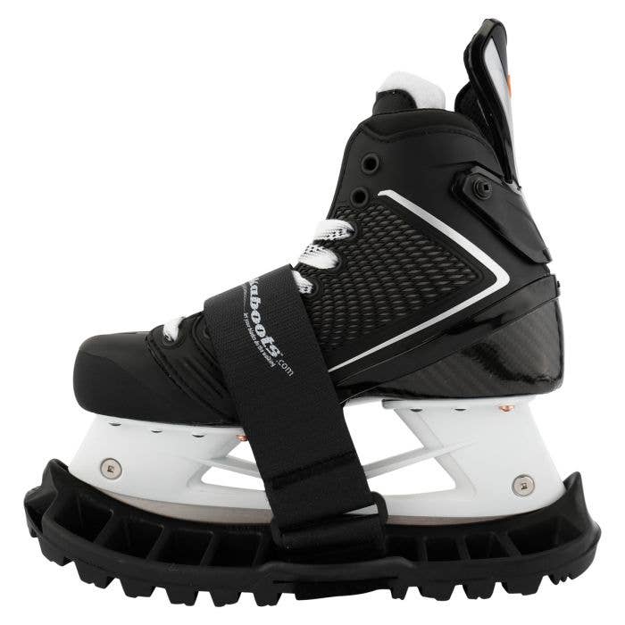 Fits 10-13 NEW SKABOOTS Ice Hockey Walkable Skate Guards Black Size XL 
